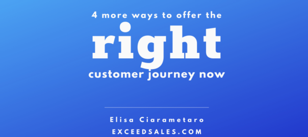 manage the right customer journey
